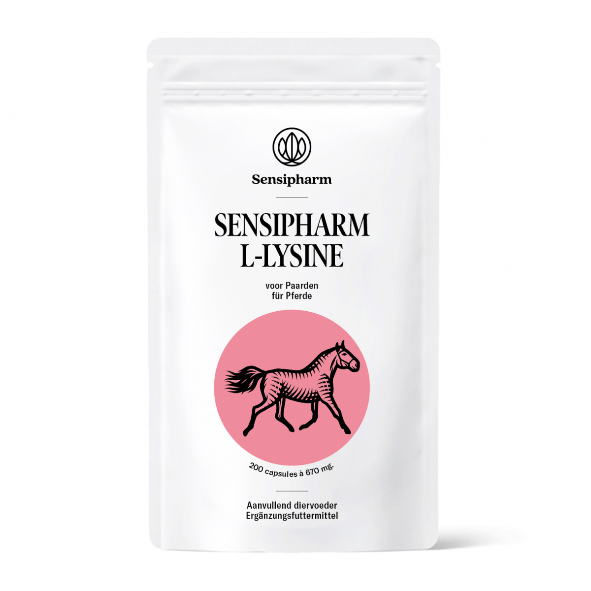 Sensipharm L-Lysine Horse - 200 caps.