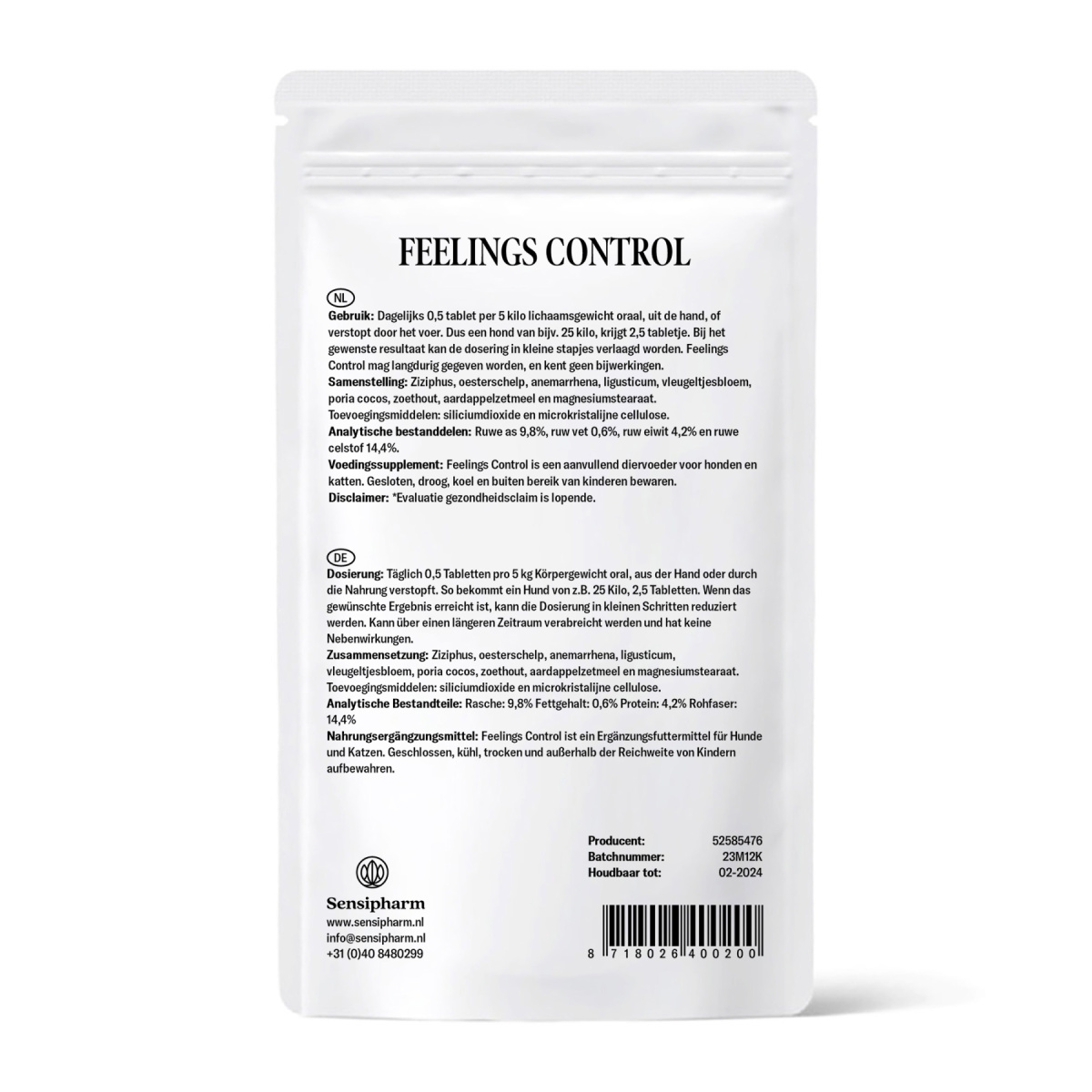 Feelings Control - 1000 mg. 90 tabl.