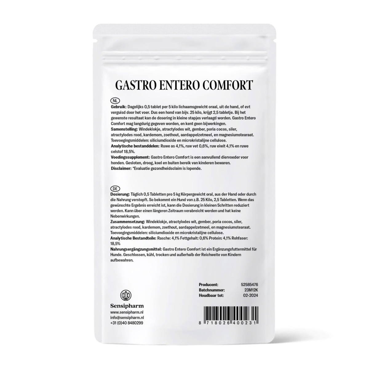 Gastro Entero Comfort - 1000 mg. 90 tabl.