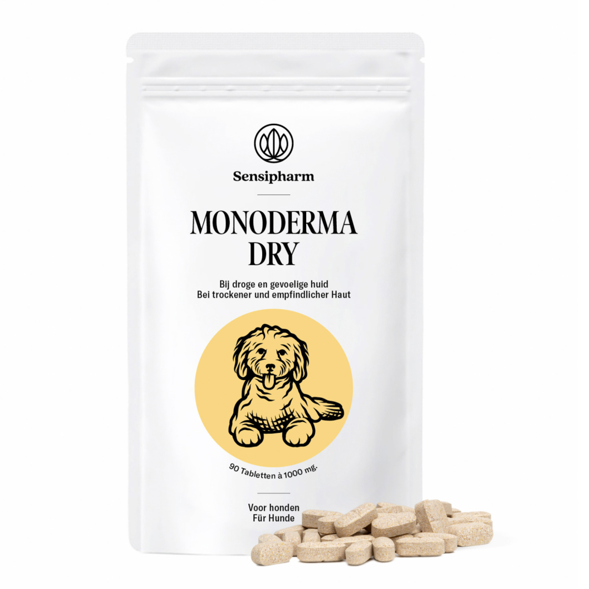 Monoderma Dry - 1000 mg. 90 tabl.