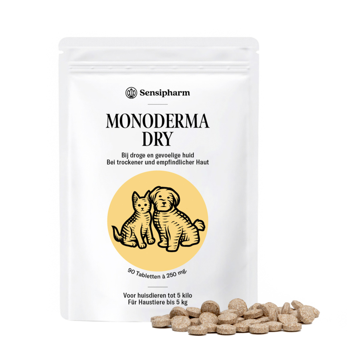 Monoderma Dry - 250 mg. 90 tabl.