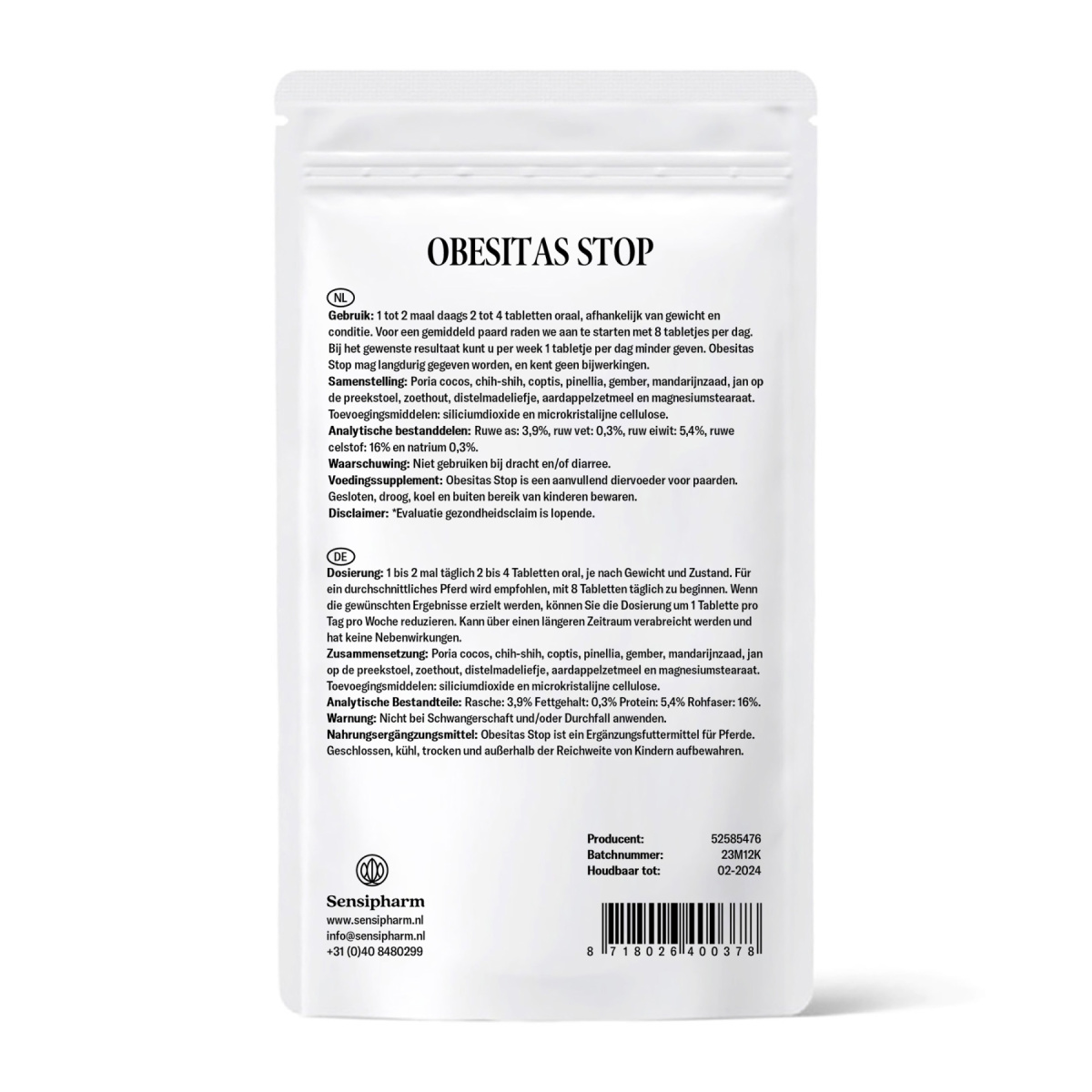 Obesitas Stop - 1000 mg. 180 tabl.