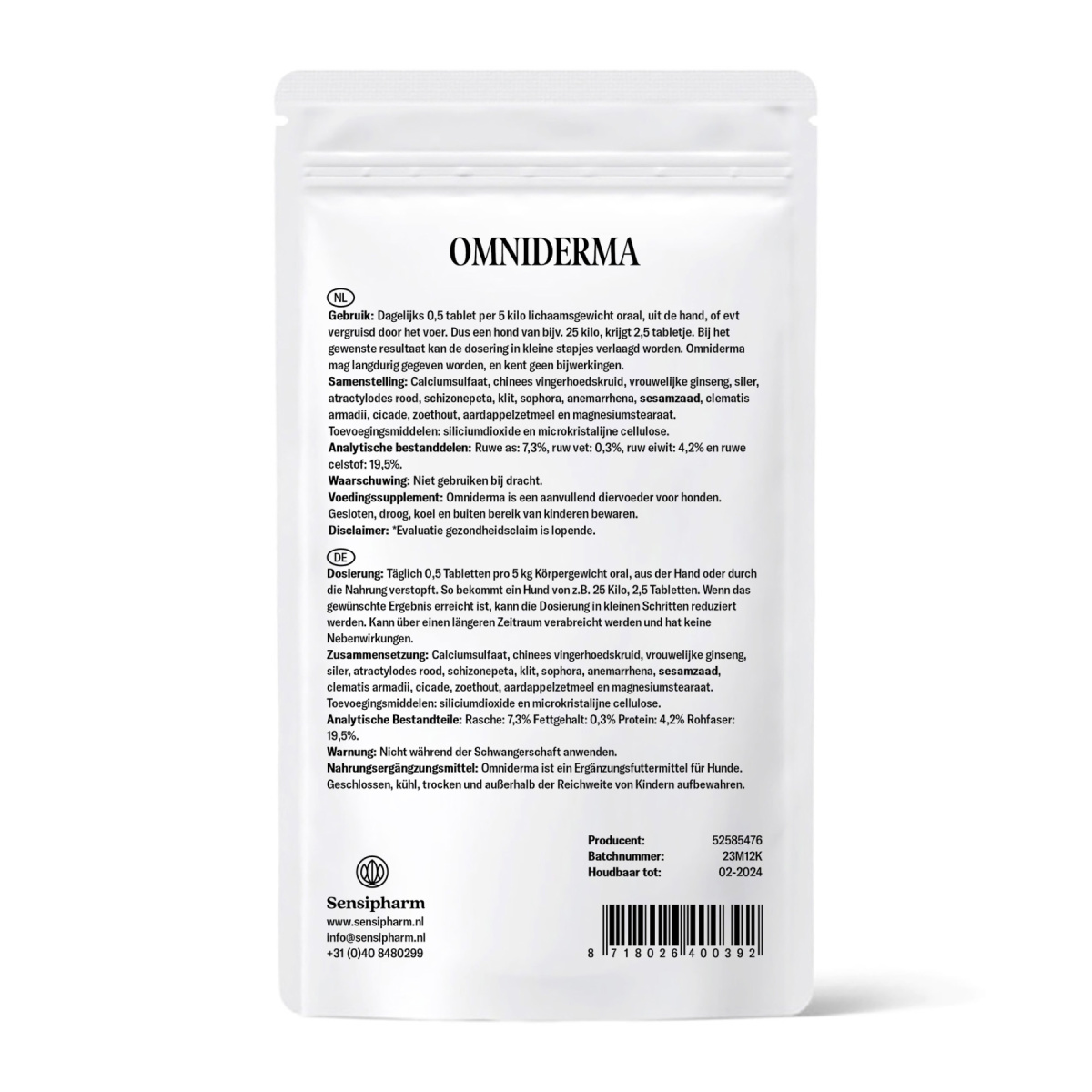 Omniderma - 1000 mg. 90 tabl.