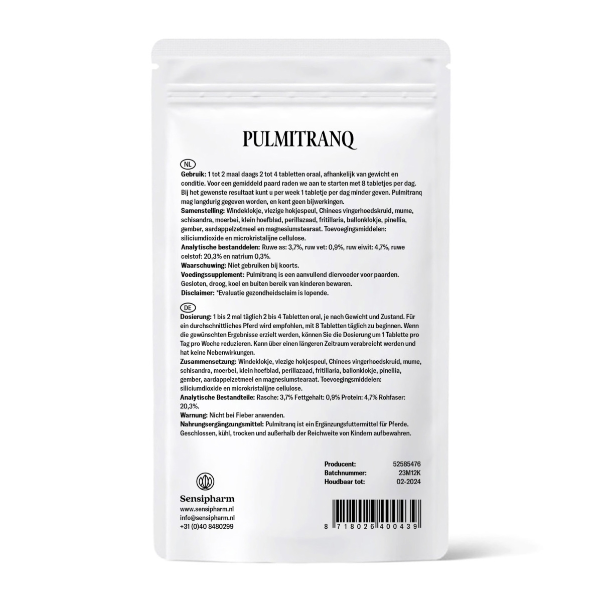 Pulmitranq - 1000 mg 180 tabl.