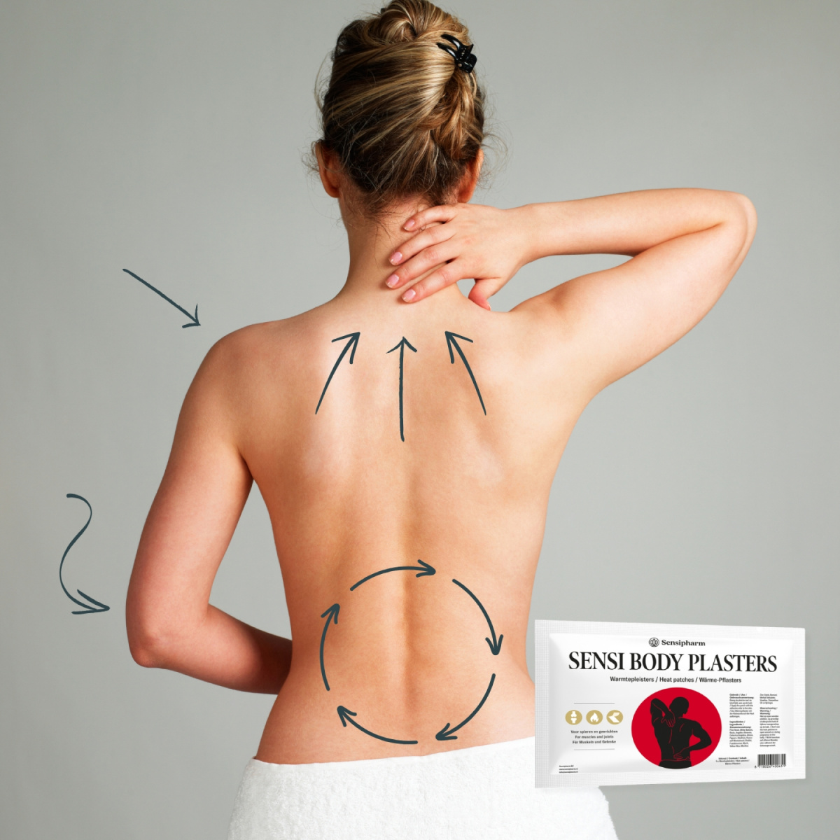 Sensi Body Pflasters - 5 x W&auml;rmepflaster