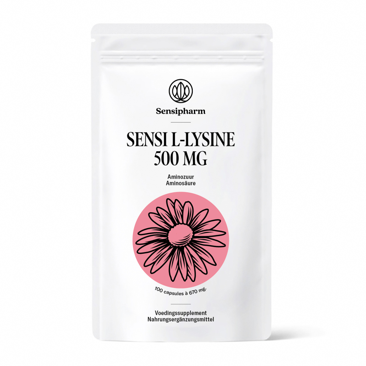 Sensipharm L-lysine Chien & Chat 100 capsules à 670mg 
