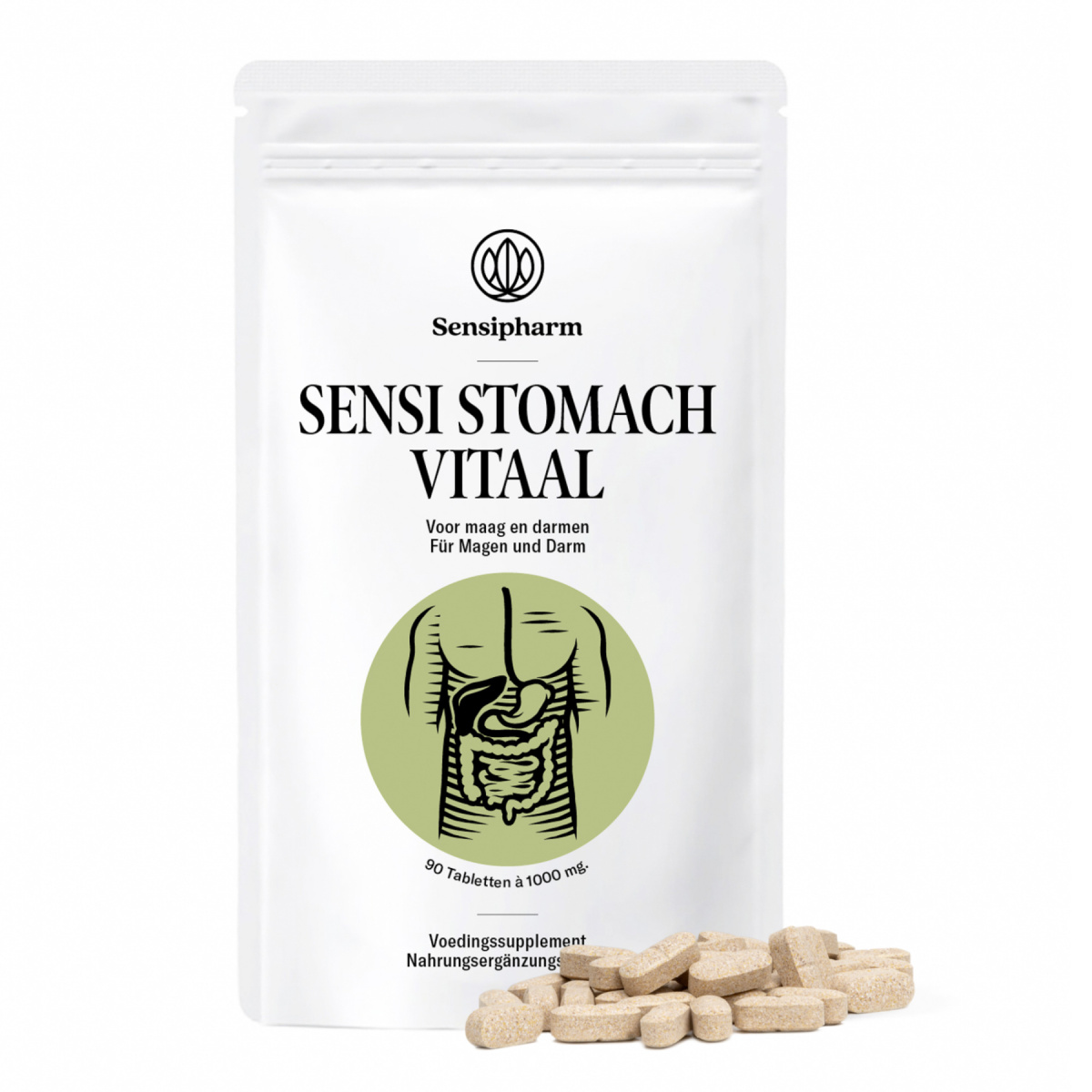 Sensi Stomach Vital - 1000 mg. 90. tabl. 
