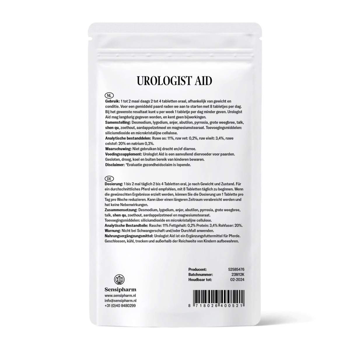 Urologist Aid - 1000 mg. 180 tabl.