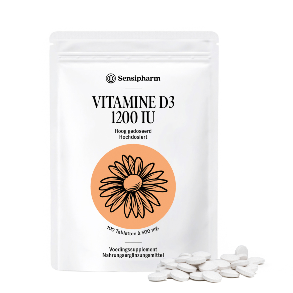 Vitamine D3 1200 IU - 30 mcg. 100 tabl.